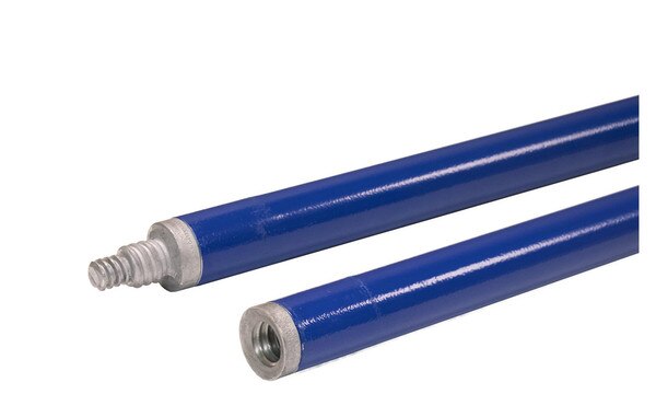 Img of 5' Threaded Magnesium Handle Section; 1 3/4" Diam